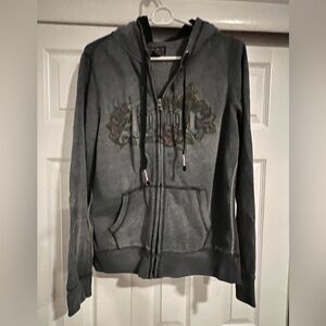 Lucky Brand size L zip up sweatshirt